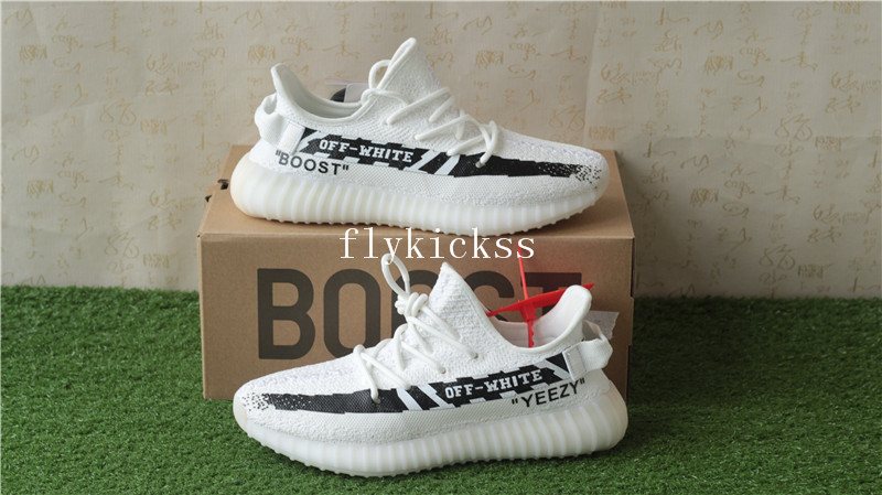 Off White x Adidas Yeezy Boost 350 V2 White